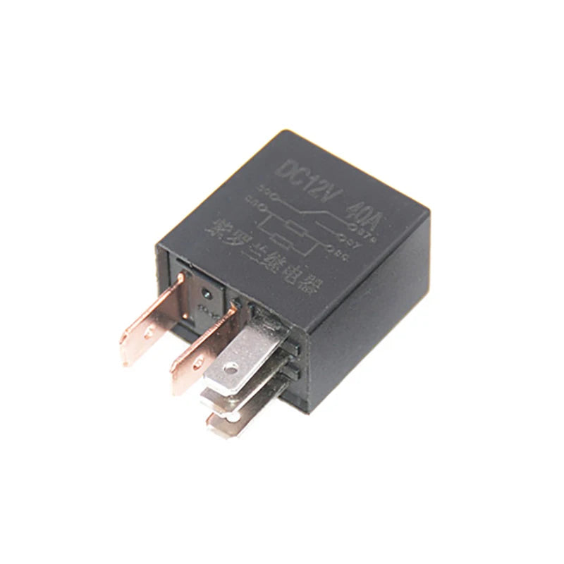 DC 12V/24V 40A Rated Current 1NO 1NC SPDT 4Pin/5Pin Car Relays Socket Automotive Alarm Relay & Wire 40 Amp Auto Accessories