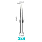Weller ET Series ETD ETB ETA Soldering Iron Tip Copper Lead-Free for WES50 51 Soldering Station Welder For PES51 LR21 Handles