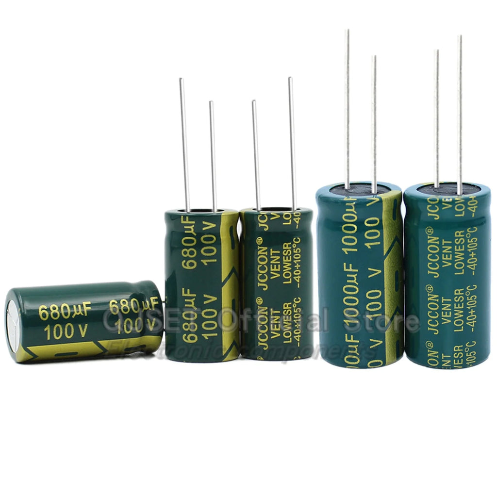 100V 1 10 47 100 220 330 470 680 1000 UF 2200uF High-Frequency Low-Impedance Audio Amplifier Power Supply Electrolytic Capacitor
