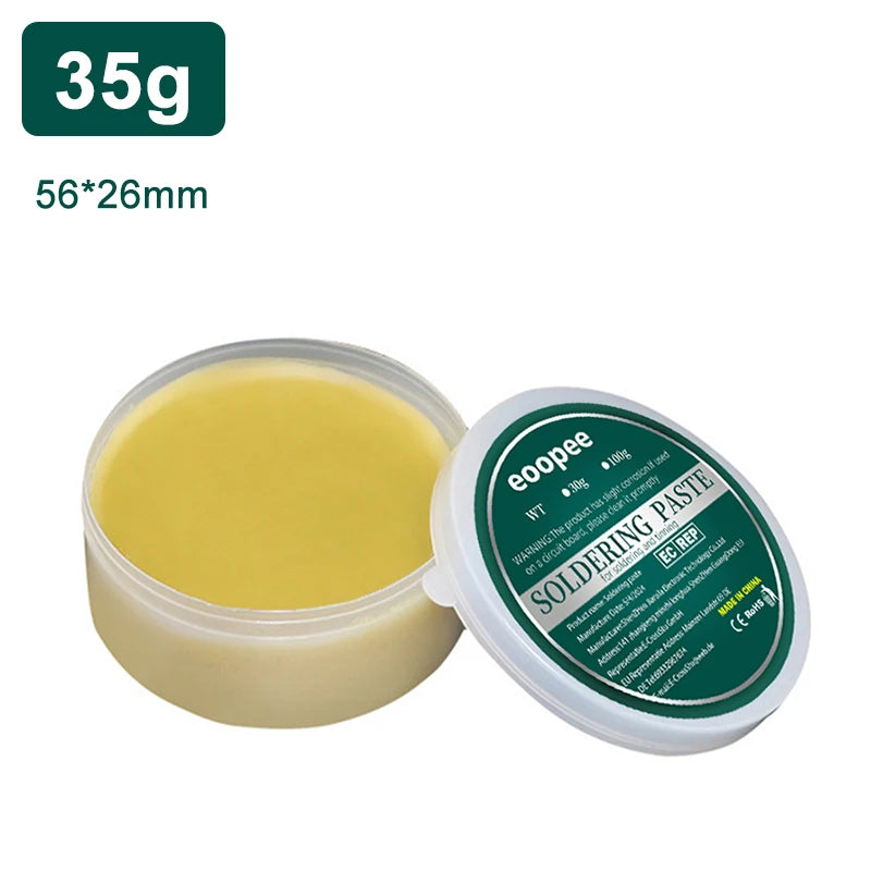 10-200g High-Quality Soldering Paste Flux for Cell Phone Mainboard Printed Circuit Board Repair Rosin-Based Soldering Agent