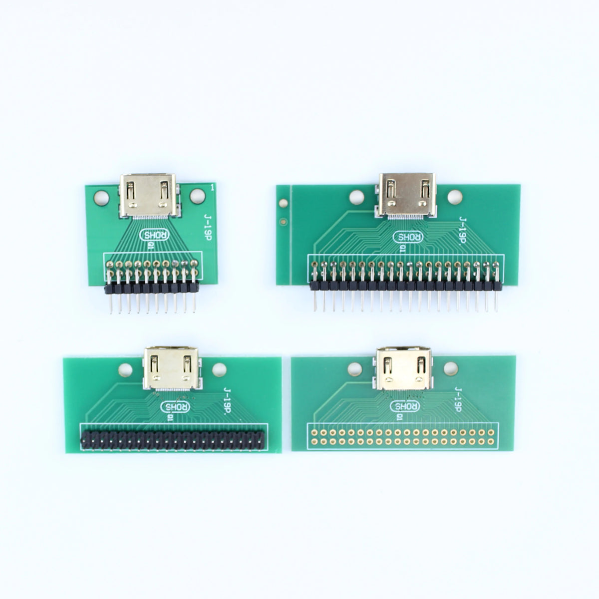 1pcs A-M HDMI Male To Female Test Board MINI Connector with Board PCB 2.54mm Pitch 19/20pin DP HD A Female To Male Adapter Board