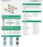 1808 125V 0451 SMD Fast blow Fuse 62MA 100MA 125MA 250MA 375MA 500MA 750MA 3.5A 20A   0451 Ultra-rapid Fuse NEW