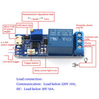 Javino 1/5/10Pcs Smart Electronics 5V-30V Micro USB Power Adjustable Delay Relay Timer Control Module Trigger Delay Switch