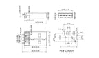 10pcs/lot USB 2.0 4Pin A Type Male Plug SMT Connector Black G49 for Data Transmission Charging