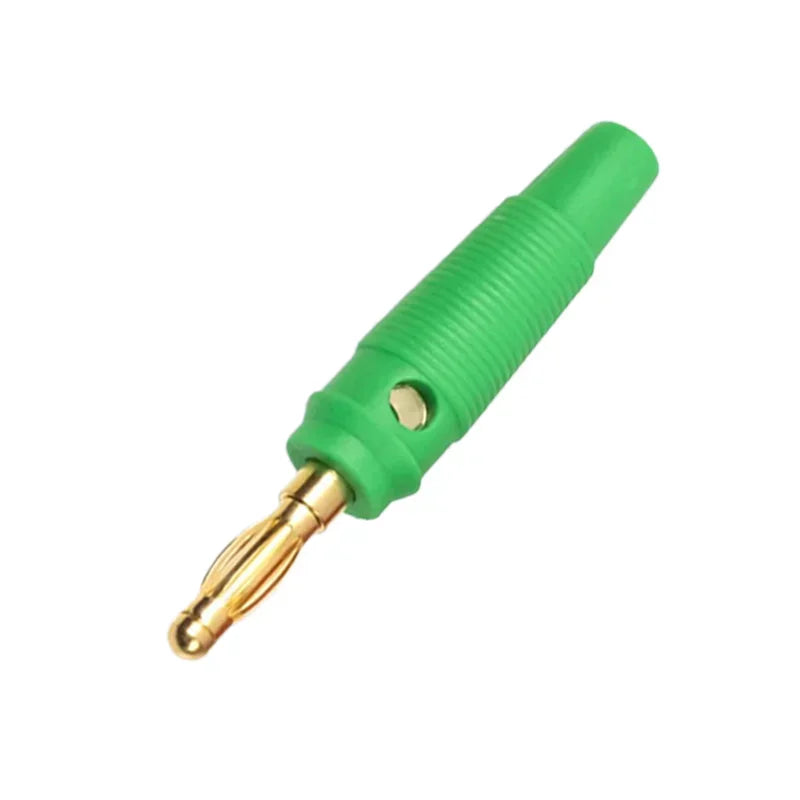 5/20Pcs 4mm Banana Plug 32A High Current Musical Speaker Stackable Screw Type Gold Plated Banana Connector Adapter