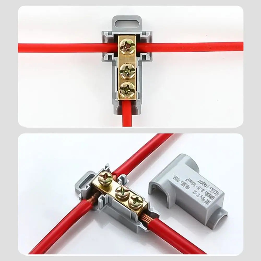 T-type Quick Terminal Block Quick Electrical Cable Splice High Power Fast Connector Wire Connector Electrical