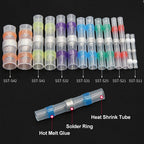 Solder Seal Wire Connectors Boxed Connectors Kit Heat Shrink Sealed Insulated Butt Splice Terminal Waterproof Shrinkable Sleeve