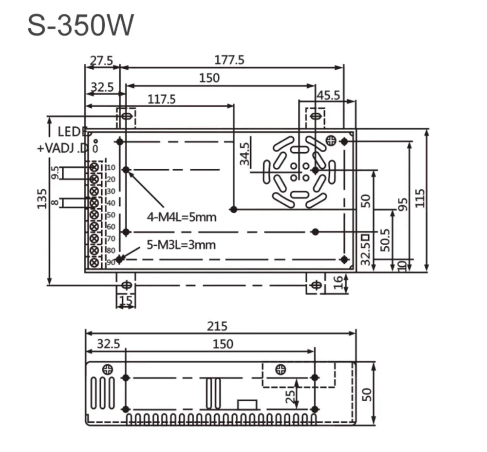 1/2/3/4/5 Axis Kit Nema23 Closed Loop Stepper Motor 1.2Nm/2Nm/3 Nm DC Hybird Servo With Encoder Motor Drive Kit  For CNC