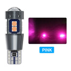 2PCS/10PCS T10 W5W 168 192 LED CANBUS No Error 3030 10SMD High Quality Car Tail Marker Parking Interior Auto Lamp 12V White Red