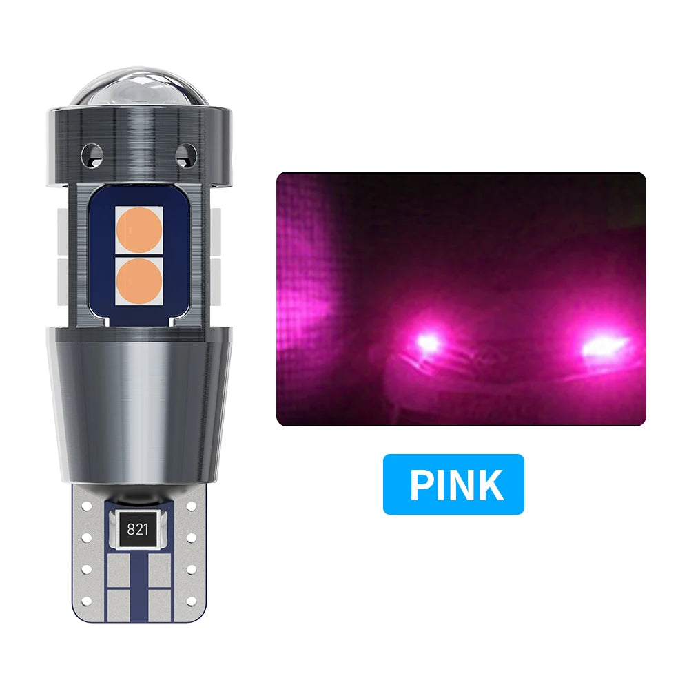 2PCS/10PCS T10 W5W 168 192 LED CANBUS No Error 3030 10SMD High Quality Car Tail Marker Parking Interior Auto Lamp 12V White Red