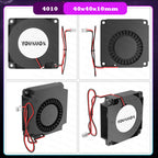 2PCS 5V USB Brushless Blower Cooling Fan USB Ventiliator Computer Case Cooler  PBT CPU Radiator USB Fan PC USB Gadgets