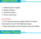 DC 9V 12V 24V 36V 48V 72V 84V 120V to 5V 3A / 2A Step Down Module Power Supply DC DC Converter Buck Converter Step Up Converte