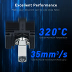 Upgrades V2 Hotend Kit For Bambu Lab P1P X1 P1S X1C Hot End Thermistor Bimetal Throat Bambulab Hardened Steel Nozzle Print Head