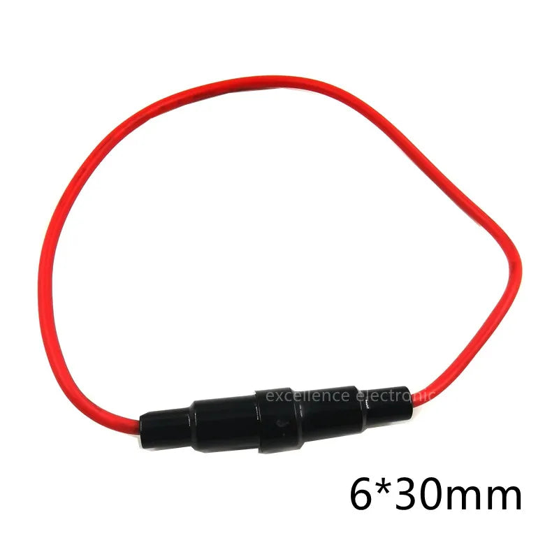 5Pcs BLX-A Glass Fuse Holder 5x20mm 6x30mm PCB Mount Fuseholder Clip Ceramic Fuse Tube Socket for Electrical Safety