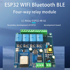 ESP32 Relay Development Board AC / DC Power Supply WiFi Bluetooth BLE 4 Channel Relay  ESP32 Module