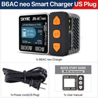 SKYRC B6ACneo Charger DC 200W AC 60W 10A Balance Charger Discharger Digital LiPo LiFe LiIon LiHV NiMH NiCd Pb Smart Battery