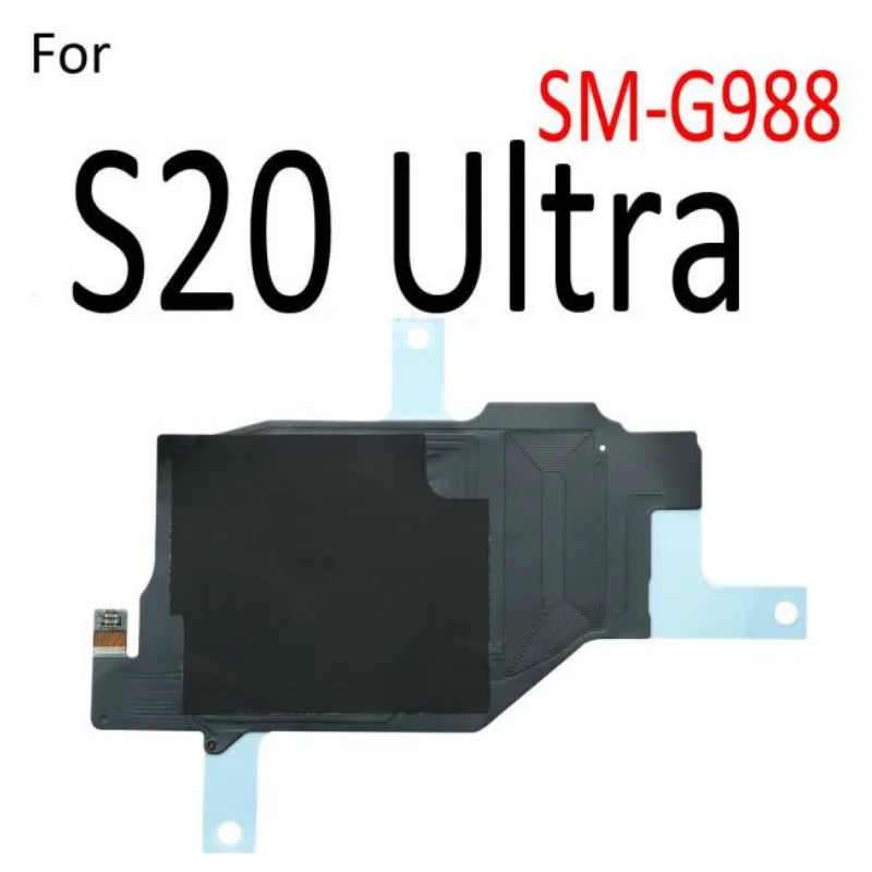 Wireless Charging Panel Coil Chip NFC Flex Cable For Samsung Galaxy S7 Edge S8 S9 S10 S20 S21 Plus Ultra S10e Antenna Part