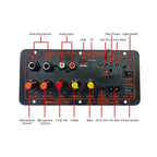 D100 BT Amplifier Board Karaoke Audio Speaker Subwoofer Bass Hifi Amplificador Board Audio Amplifier Board 100W for car home