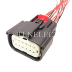 12 Pin Car Electrical Connector With Wire Auto Headlight Wire Socket For Ford Focus Mondeo Buick Chevrolet 33472-1201 33482-1201