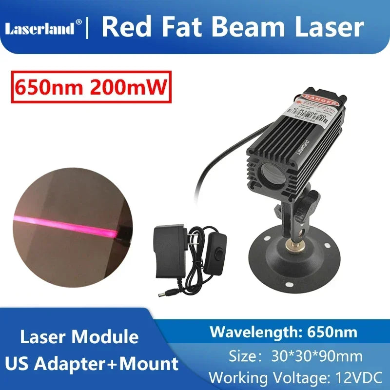 650nm 520nm Red Green Dot Fat Beam Laser Diode Module for Stage Escape Room Wine Base Bar KTV Use