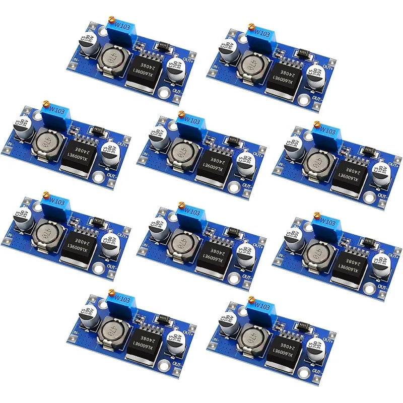 10Pcs XL6009 DC-DC Buck Converter Buck Boost Voltage Power Supply Switch Module 4A 400KHz Adjustable 3.8-30V to 1.25-35V