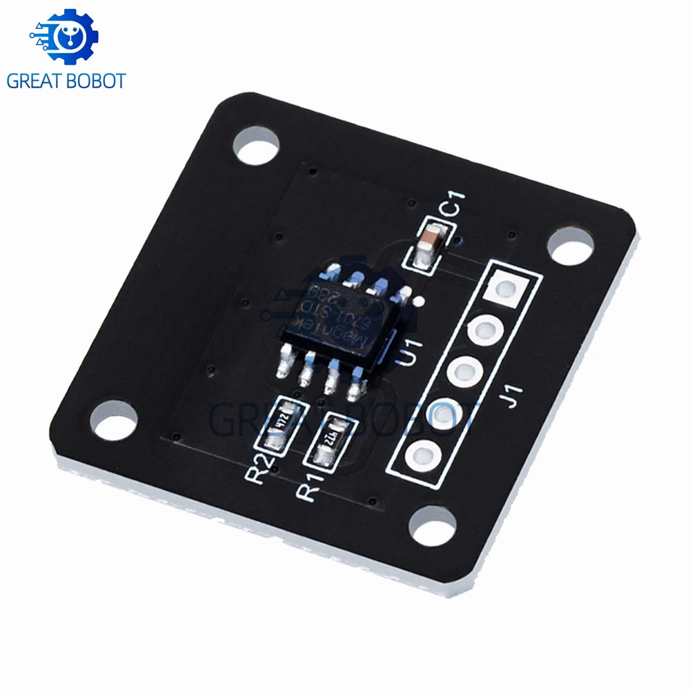 BS MT6701 magnetic encoder magnetic induction angle measurement sensor module 14bit high precision instead of AS5600