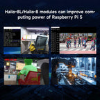 Raspberry Pi 5 AI Kit Hailo-8 and Hailo-8L Accelerator Module 13Tops/26Tops with PCIe to M.2 Board