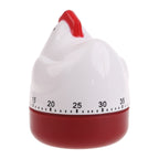 M4YC Cute Hen Shape Kitchen Cooking Timer Mechanical Countdown Clock Alarm Reminder Tool Home Decor