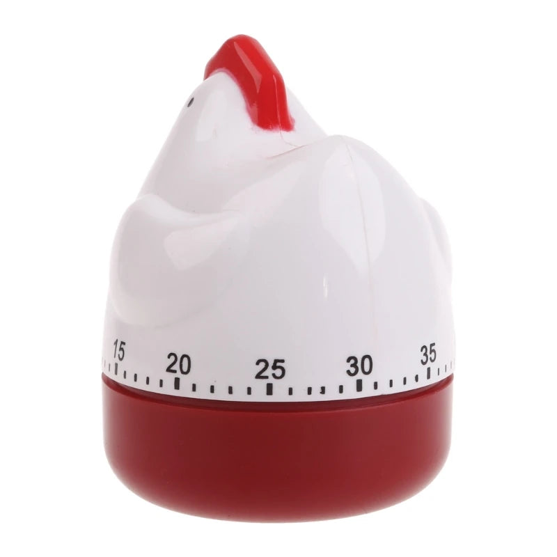 M4YC Cute Hen Shape Kitchen Cooking Timer Mechanical Countdown Clock Alarm Reminder Tool Home Decor
