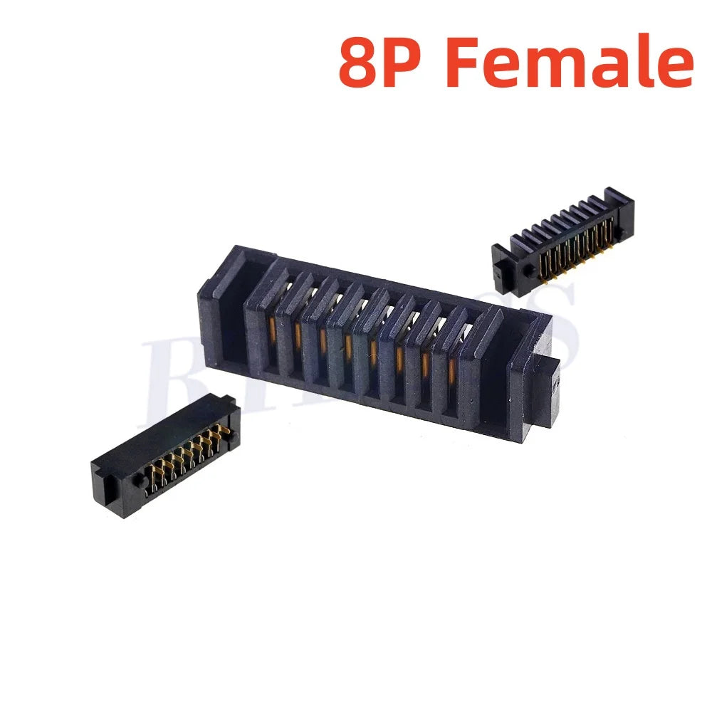 5 20Pcs Blade Male Battery Connector 2.0 MM Pitch 3 4 5 6 7 8 9 10 11 12 Position Right Angle Through Holes Straight PCB Header