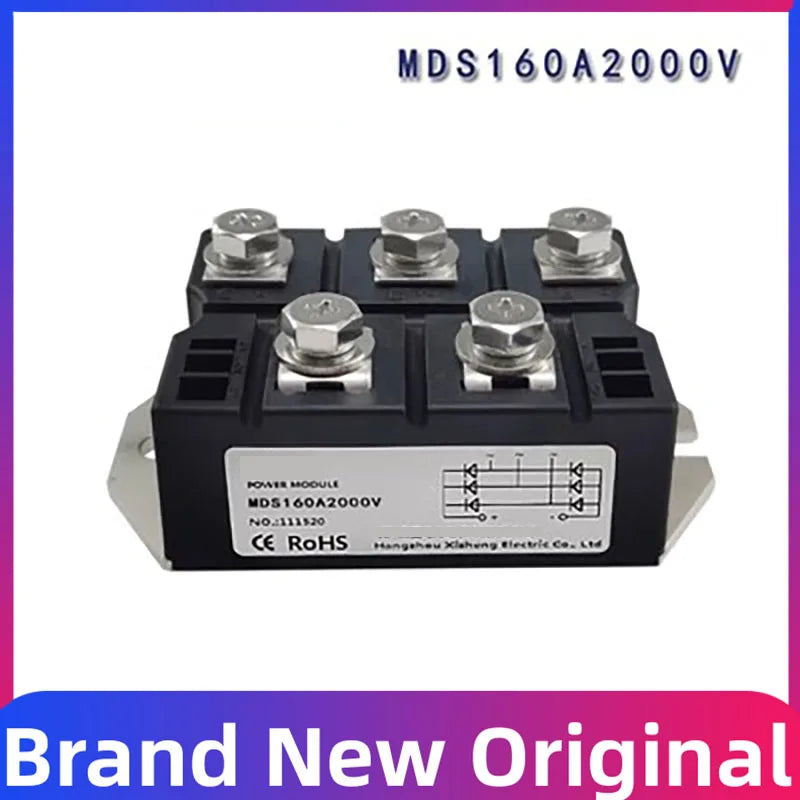(Type I) Commercial electromagnetic stove MDS100A 150A 160A 200A 250A1600V 2000V 2200V three-phase rectifier bridge module