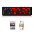 Gym Timer Mini Gym Timer Rechargeable Stopwatch Portable Countdown/up Clock with Magnetic Back for Home Gym Fitness Training