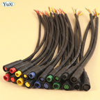 1-20pcs M8 Core Female Male Julet Electric Ebike Butt Plug Connector Cable 2/3/4/5/6 Pin Signal Sensor Waterproof Scooter Wire