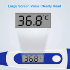 Thermometer for Adults, Soft Head Digital Oral Thermometer for Fever, Basal Thermometer with 15 Seconds Fast Reading