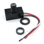 24V Automatic Dusk to Dawn Photocell Photo Control Light Sensor Switch for Hardwire Outdoor Lamp Posts, Black