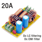 2A 4A 10A 20A DC LC Filter EMI Electromagnetic Interference Filter Emc Fcc High Frequency Power Filtering For 12V 24V 48V Car