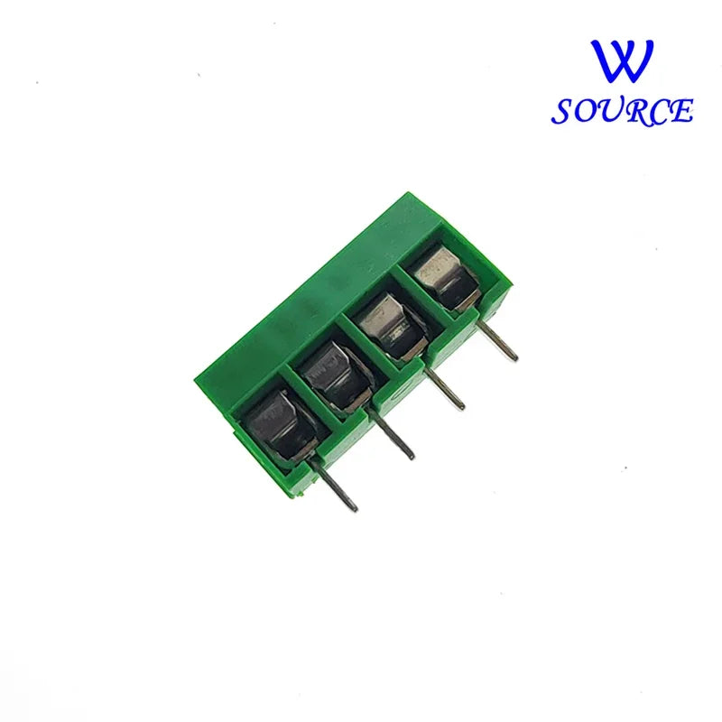 10/20/50Pcs/lot Pitch 5.0mm KF301-5.0-2P KF301-3P KF301-4P Straight Pin 2P 3P 4P Screw PCB Terminal Block Connector Blue Green