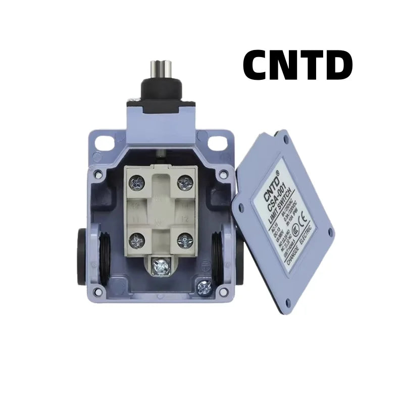 Limit Switch CNTD CSA‑031M Adjustable Metal Roller Lever IP66 10A 250VAC 1NO1NC Aluminum Housing Travel Switch for Industrial Ma