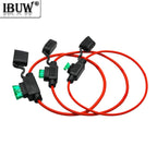 1Set 1A-40A Waterproof 32V Mini/Small/Medium Auto Fuse Holder 18/16/14/12/10AWG With Car Blade Fuse 3A 5A  10A 15A 20A 1A 7.5A