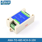 Analog Acquisition Module 4-20mA 0-5V 10V to RS485 Transmitter Modbus Wide Voltage High Precision AD
