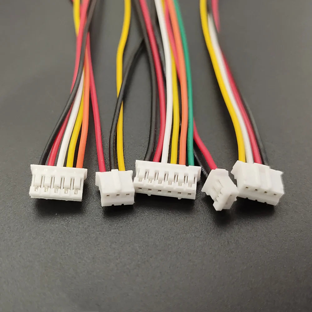 5/10Pairs Micro JST PH 2.0mm Pitch Male Female Plug Connector PH 2.0 2/3/4/5/6 Pin Socket with Cables Wire 10CM 26AWG