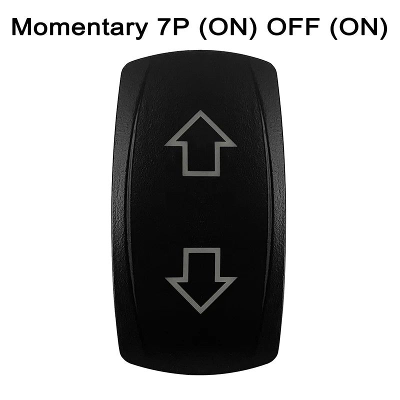 CUSTOM Dual RED Led Laser Etched Rocker Switch ON-OFF ON-OFF-ON (SPST DPDT) for ARB/Carling/NARVA 4x4 Caravan Accessories SUV