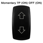 CUSTOM Dual RED Led Laser Etched Rocker Switch ON-OFF ON-OFF-ON (SPST DPDT) for ARB/Carling/NARVA 4x4 Caravan Accessories SUV