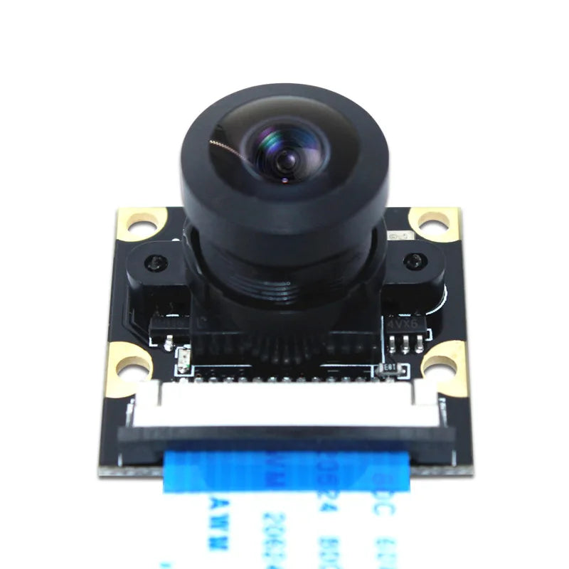 Raspberry Pi 4 Camera 5MP 1080P Night Vision Fisheye IR-CUT Camera Infrared Light OV5647 Webcam for Raspberry Pi 4B 3B+ 3B Zero