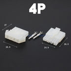 2/5 Sets Large Tamiya Connector Kit (6.2mm Pitch), 1-9 Pin Male Female RC Battery Plug for Drone & Car