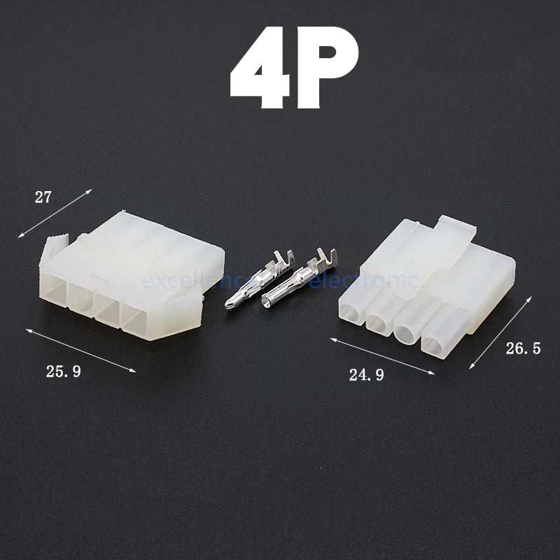 2/5 Sets Large Tamiya Connector Kit (6.2mm Pitch), 1-9 Pin Male Female RC Battery Plug for Drone & Car