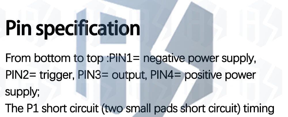 10PCS~100PCS EGBO C005 Multifunction Delay Trigger Timing Chip Module Timer IC Timing 2s - 1000h