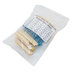 300PCS/Set 30 Kinds 1/4W 1/2W 1W 2W 3W Resistance 1% Metal Film Resistor Pack Assorted Kit 0.1R-750R 1K-820K Resistor 150PCS/Set