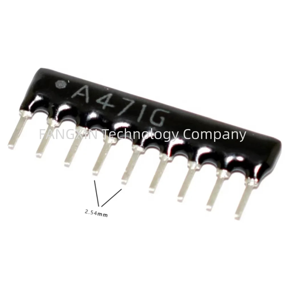 10pcs 9PIN 8PIN 7PIN 6PIN 5PIN Exclusion Network Resistor Array DIP 100 220 470 680 1K 1.2K 1.5K 2K 2.2K 4.7K 5.1K 10K 100K ohm