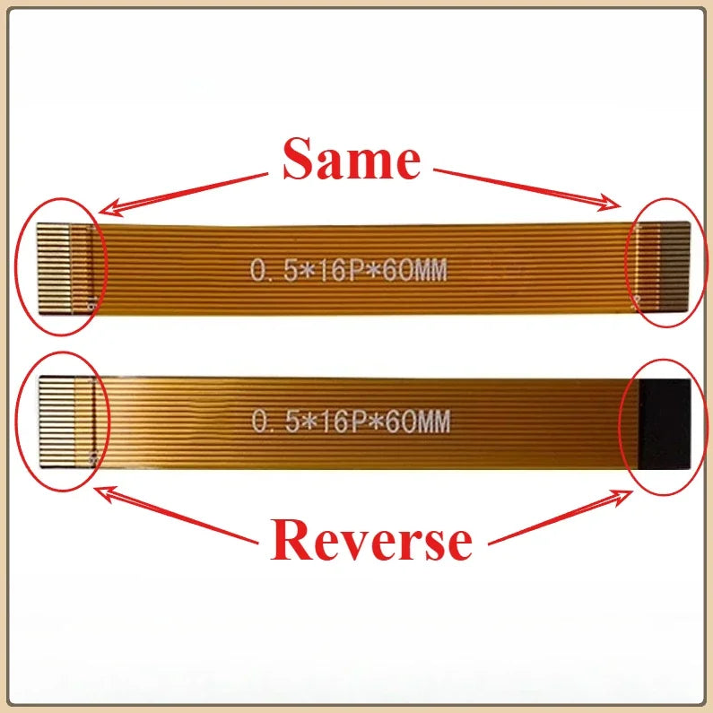 2Pcs 0.85mm/0.9mm/1.25mm Pitch 3/4/6/8/10/12/20/30P Solder Pad Via FPC Cable Pin Gold Plating   Wire Connector Cable Connector